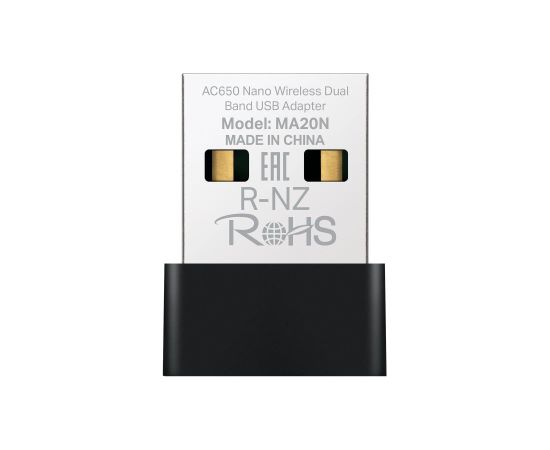 WRL ADAPTER 650MBPS USB NANO/MA20N MERCUSYS