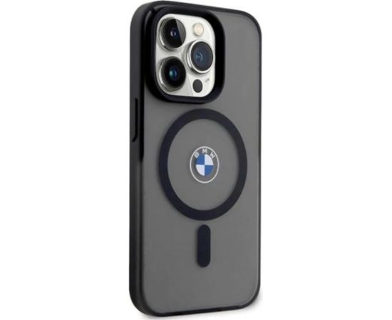 BMW BMHMP14LDSLK Aizmugurējais Apvalks Priekš Apple iPhone 14 Pro