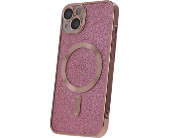 Mocco Glitter Chrome MagSafe Case Силиконовый Чехол для Apple iPhone Pro Max