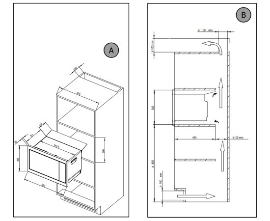 Built-in microwave De Dietrich DME4310H