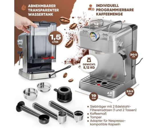 Espresso machine Proficook PCESKA1267