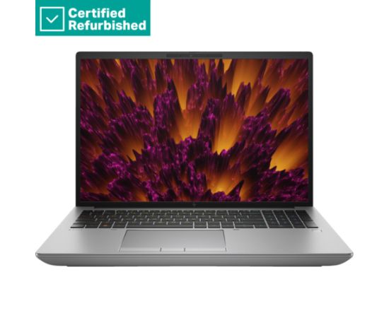 RENEW SILVER HP ZBook Fury 16 G10 - i7-13850HX, 64GB, 512GB SSD, Quadro RTX 3500 Ada 12GB, 16 WUXGA 400-nit BrightView, Smartcard, SWE backlit keyboard, 95Wh, Win 11 Pro, 1 years / AQ9P7E8R#AK8