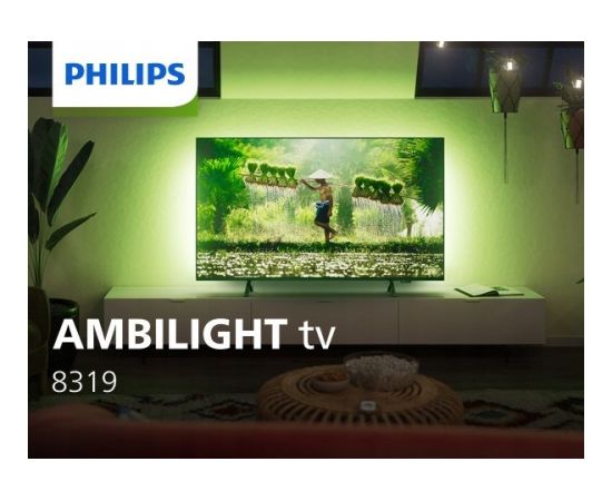 Telewizor Philips Ambilight TV 50PUS8319 50" 108cm 4K UHD LED Dolby Vision and Dolby Atmos TITAN OS HDMI 2.1