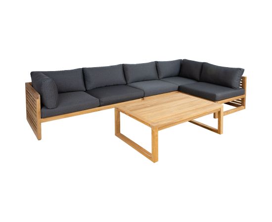 Set SERENITY corner sofa 2+2+1 and table