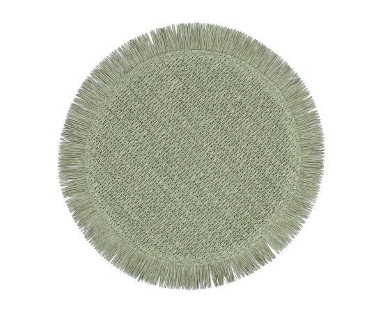 Table mat SUZAN D38cm jute, green