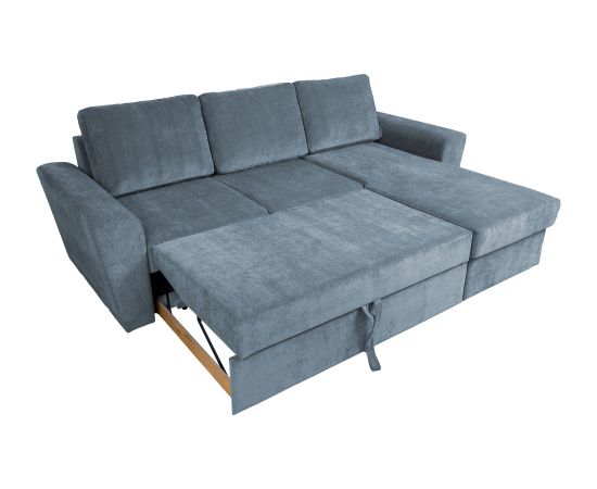 Corner sofa bed INGMAR sea blue