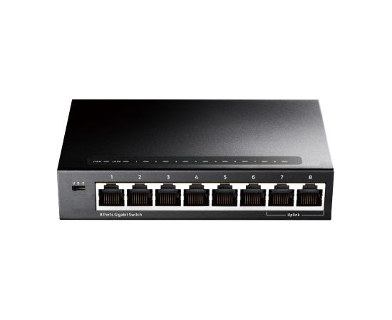 Cudy GS108 network switch Gigabit Ethernet (10/100/1000) Black