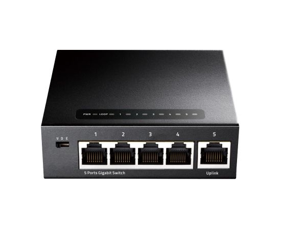 Cudy GS105 network switch Gigabit Ethernet (10/100/1000) Black