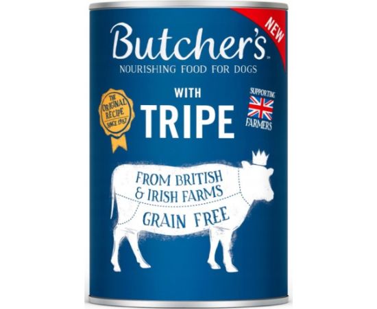 BUTCHER'S Original Tripe Mix Rumen Pate - wet dog food - 1200g