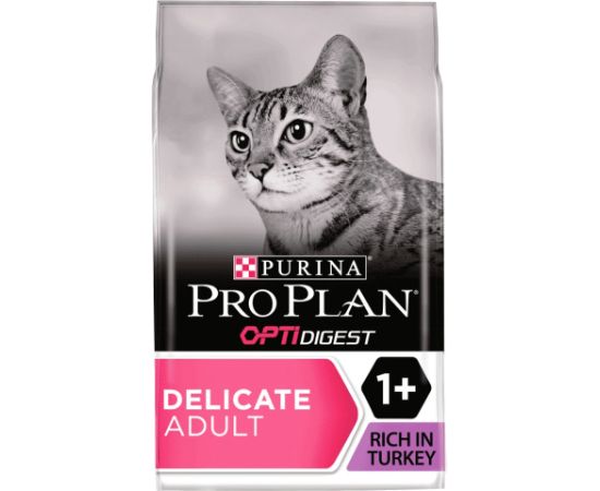 Purina Pro Plan Delicate OPTIDigest cats dry food 10 kg Adult Turkey