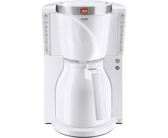 Melitta Look IV Therm Selection 1011-11, filter coffee maker with thermal jug White