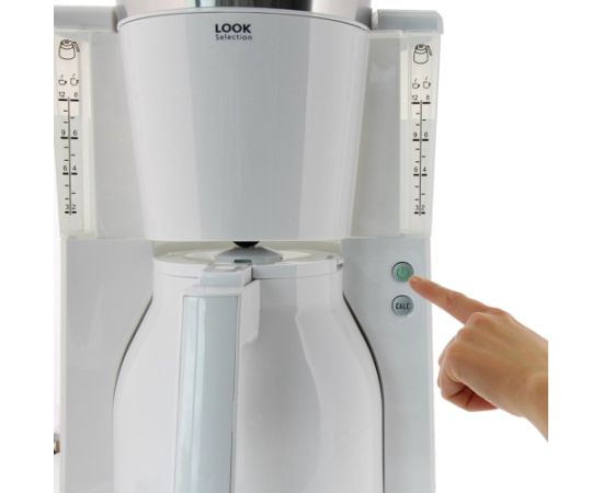 Melitta Look IV Therm Selection 1011-11, filter coffee maker with thermal jug White