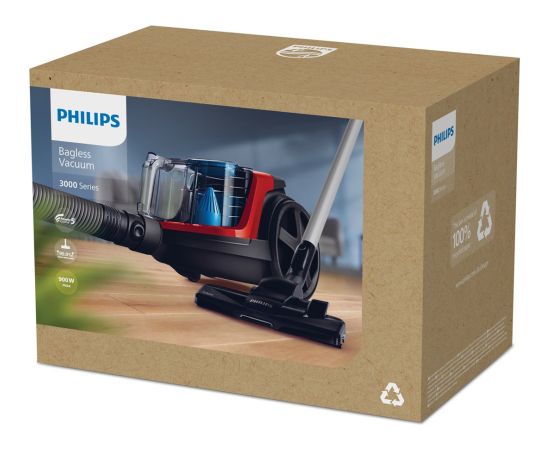 Philips 3000 series FC9330/09 vacuum 1.5 L Cylinder vacuum Dry 650 W Bagless