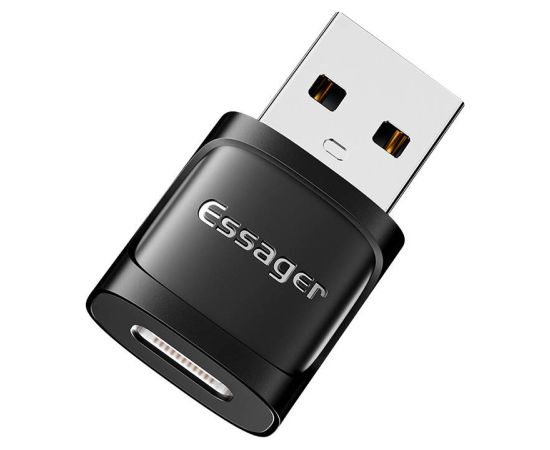 Adapter OTG USB-C female to USB 3.0 male Essager (black)