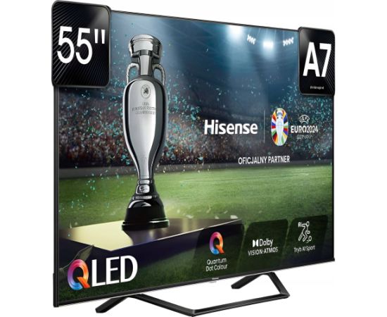 Telewizor Hisense Hisense 55A7NQ 55'' QLED 4K Smart TV schwarz