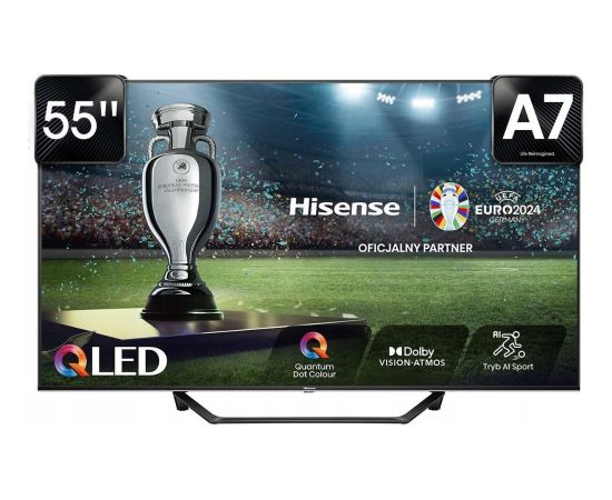 Telewizor Hisense Hisense 55A7NQ 55'' QLED 4K Smart TV schwarz