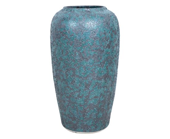 Ceramic vase TITAN STONE H60cm, blue texture