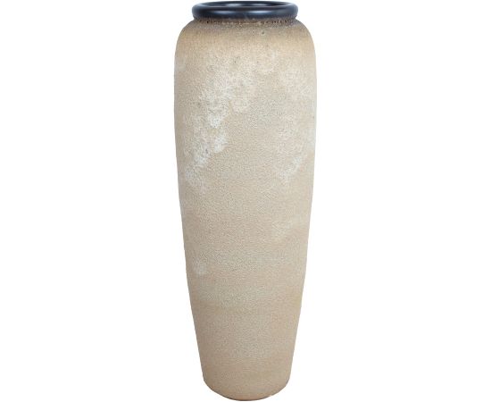 Ceramic vase TITAN STONE H120cm, beige texture