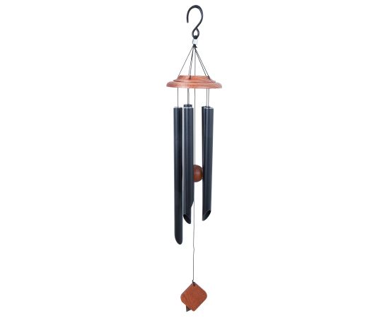 Wind bell NATURE'S MELODY H63cm, black/brown