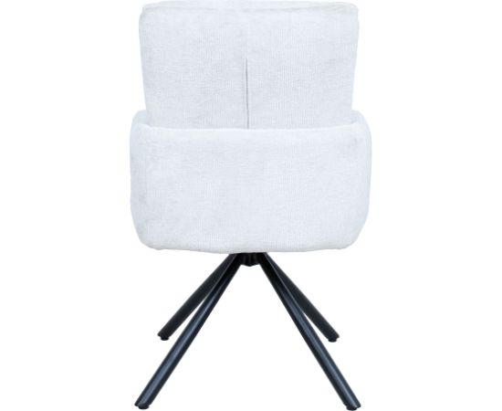 Chair BATUL rotating, linen white