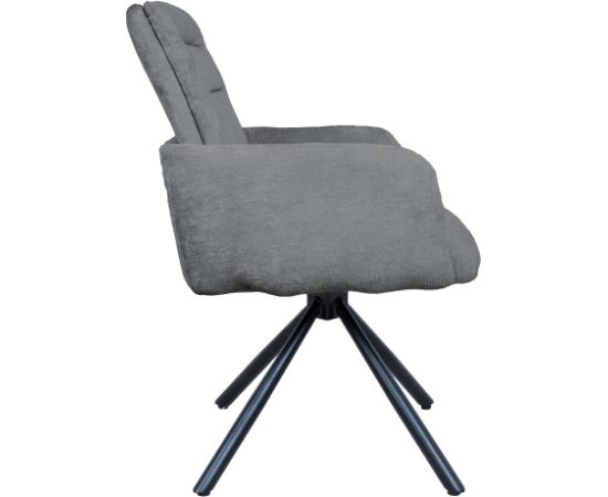 Chair BATUL rotating, dark grey