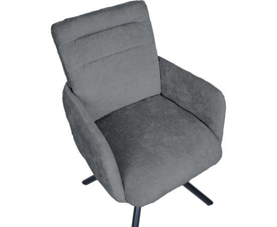 Chair BATUL rotating, dark grey