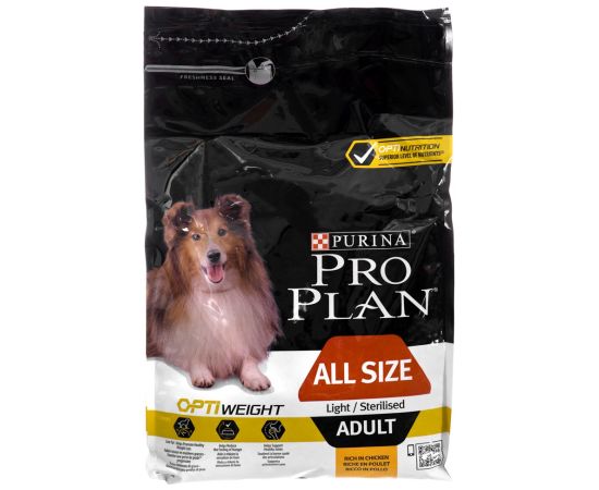 PURINA Pro Plan Adult Light/Sterilised - dry dog food - 3 kg