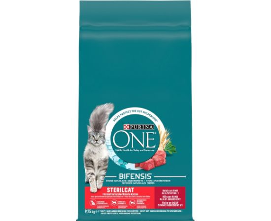 PURINA One Sterilcat Wołowina - dry cat food - 9,75kg