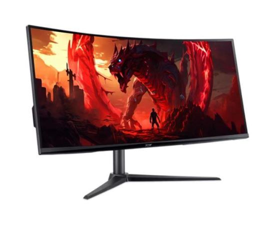 LCD Monitor ACER UM.CX0EE.H01 34" Gaming Curved 21 : 9 Panel VA 3440x1440 21:9 100Hz Matte 1 ms Speakers Height adjustable Tilt Colour Black UM.CX0EE.H01