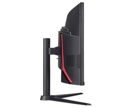 LCD Monitor ACER UM.CX0EE.H01 34" Gaming Curved 21 : 9 Panel VA 3440x1440 21:9 100Hz Matte 1 ms Speakers Height adjustable Tilt Colour Black UM.CX0EE.H01