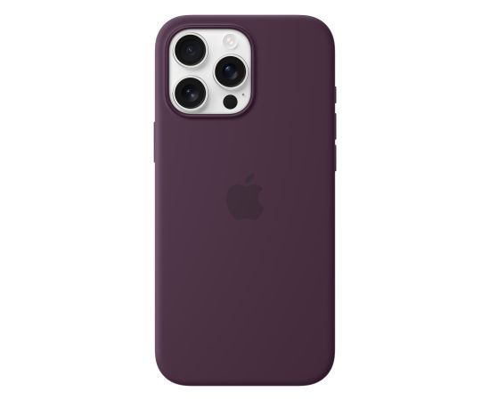 Apple iPhone 16 Pro Max Silicone Case with MagSafe Plum