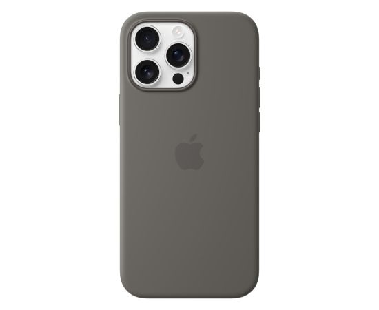 Apple iPhone 16 Pro Max Silicone Case with MagSafe Stone Gray