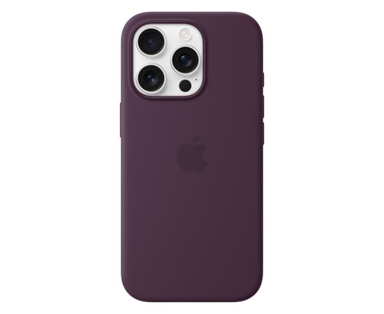 Apple iPhone 16 Pro Silicone Case with MagSafe Plum