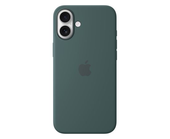 Apple iPhone 16 Plus Silicone Case with MagSafe Lake Green