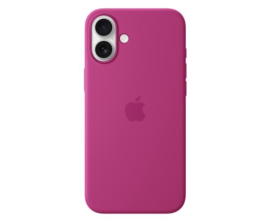 Apple iPhone 16 Plus Silicone Case with MagSafe Fuchsia