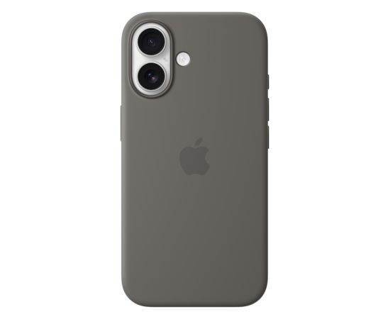 Apple iPhone 16 Silicone Case with MagSafe Stone Gray