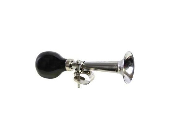 Cycletech Chrome Air Horn Steel 18 cm / Melna / Sudraba