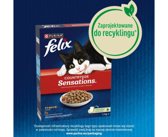 PURINA Felix Countryside Sensations - dry cat food - 1kg