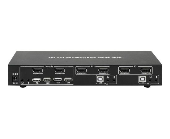 TECHLY 101928 2-port DisplayPort KVM