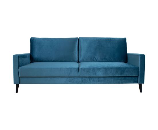 Sofa bed ANNA with storage box, bluish green velvet