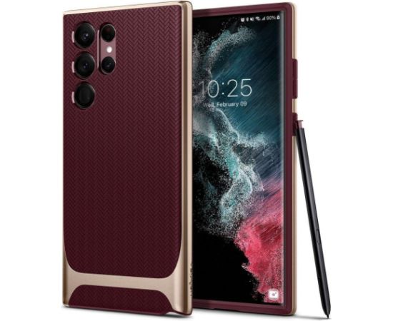 Spigen   Spigen NEO HYBRID GALAXY S22 ULTRA BURGUNDY