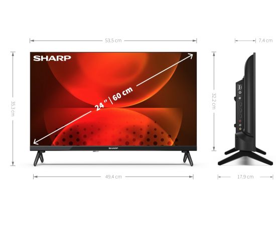 Телевизор Sharp 24FH2EA LED 24'' HD Ready Android