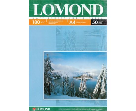 Lomond Photo Inkjet Paper Matte 180 g/m2 A4, 50 sheets