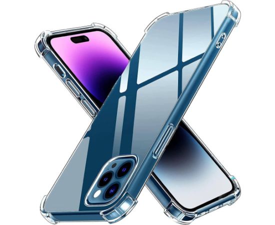 Anti shock силиконовый чехол Fusion 1.5 мм для Apple iPhone 15 Pro Max прозрачный