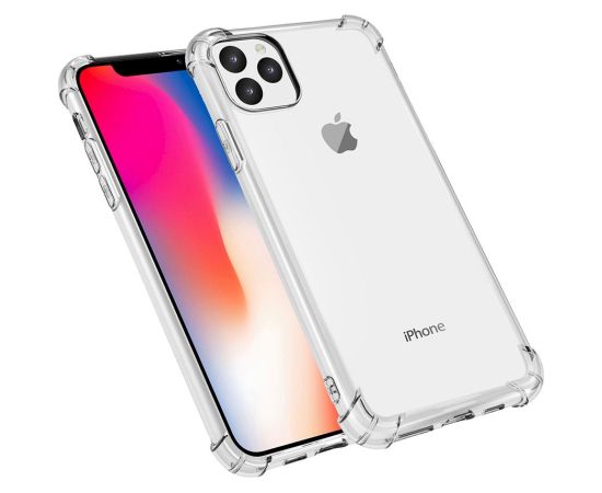 Fusion Anti Shock 1.5 mm Silikona Aizsargapvalks Priekš Apple iPhone 13 Caurspīdīgs