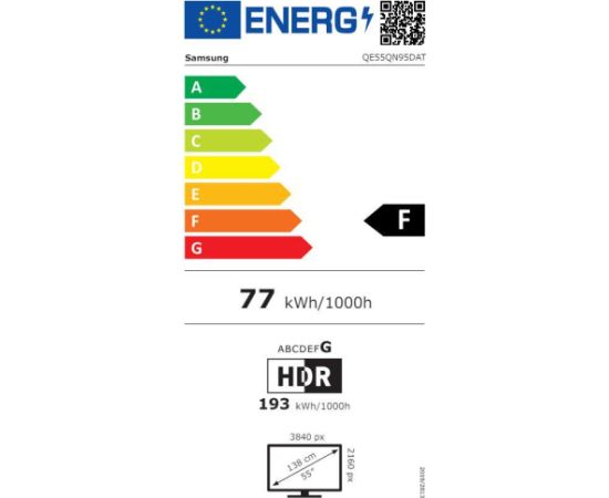 Samsung QE55QN95DATXXH 55" UHD 4K Neo QLED Smart TV