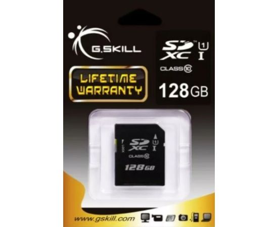 G.SKILL SDXC 128GB CLASS 10 UHS-I