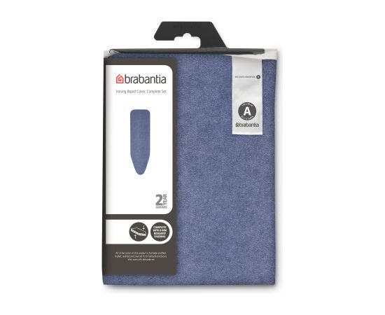 BRABANTIA gludināmā dēļa pārvalks, 110x30 cm, Denim Blue (A) 8 mm filcis - 130526