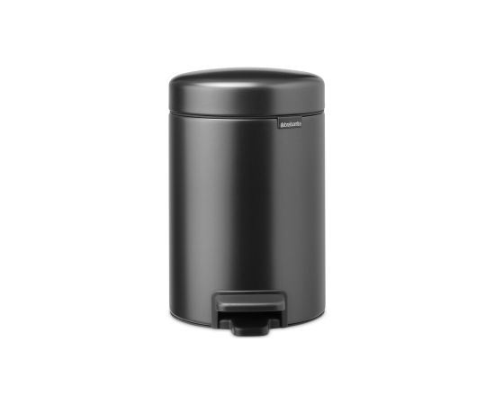 BRABANTIA atkritumu tvertne ar pedāli NewIcon, 3L, Confident Grey - 233449