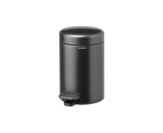 BRABANTIA atkritumu tvertne ar pedāli NewIcon, 3L, Confident Grey - 233449